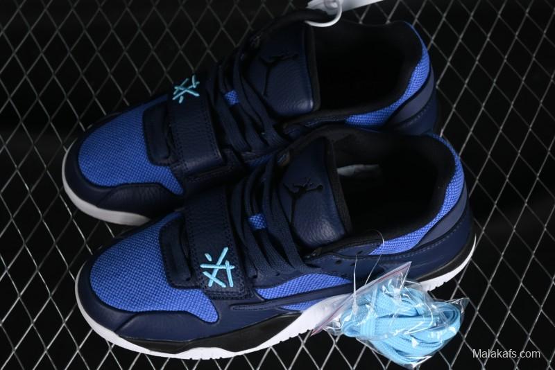 Nike Travis Scott x Jordan Cut The Check AJ1 Basketball Shoes with Velcro Strap - FZ8117-001