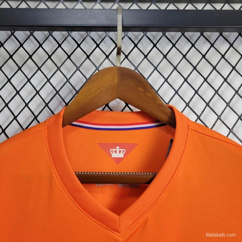 2014 Retro Netherlands Home Jersey