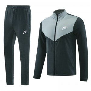 2024 NIKE Black/Grey Full Zipper Jacket +Long Pants