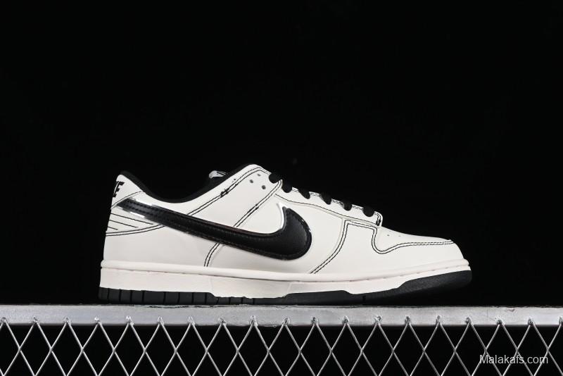 Nike SB Dunk Low OFF-WHITE Collaboration - Anniversary Edition Customized Low-Top Casual Skate Shoes - DJ2024-003