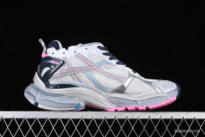 Balenciaga Runner Kith Four Color Retro Casual Sneakers - W3RMU9154
