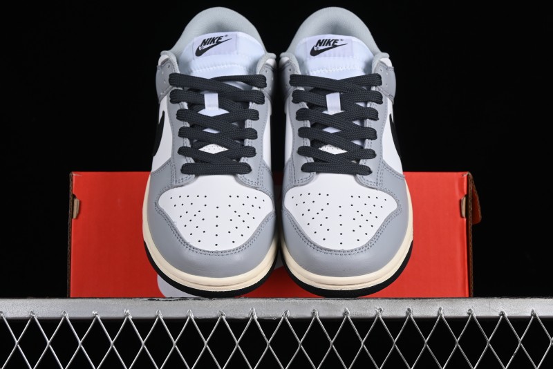 Nike Dunk Low SB Light Smoke Grey White Grey Casual Skate Shoes - DD1503-117