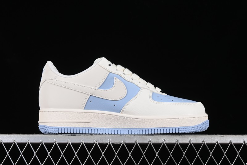 Nike Air Force 1 '07 Low LV Collaboration - Off White Ice Blue Casual Sneakers BB9599-203