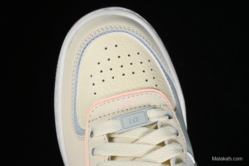 Nike Air Force 1 Shadow Low-Top Sneakers with Lightweight EVA Midsole - DZ1847-105