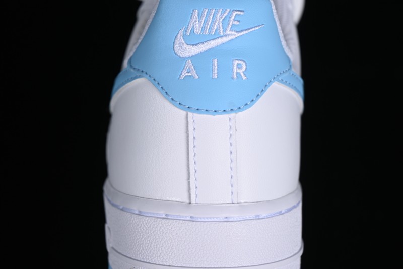 Nike Air Force 1 '07 Low White Blue Casual Sneakers - FQ4296-100