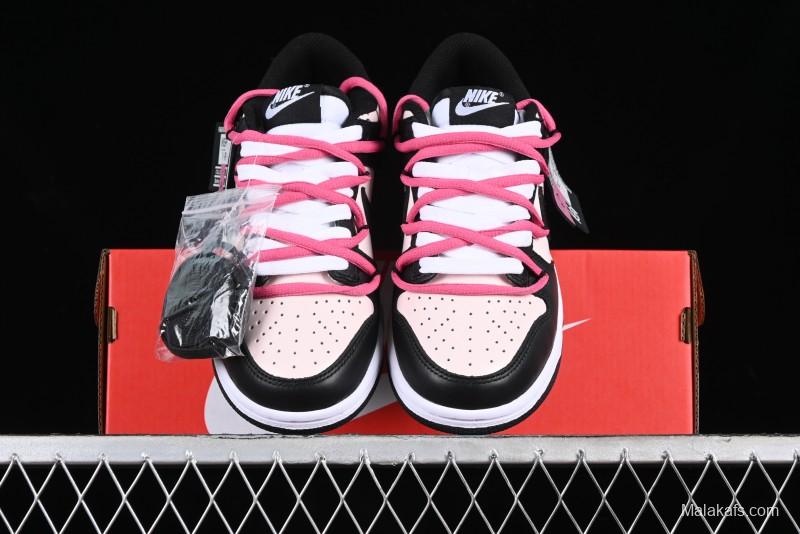 Nike Dunk Low SB Raspberry Mousse Pink Strap Casual Skate Shoes - CW1590-100