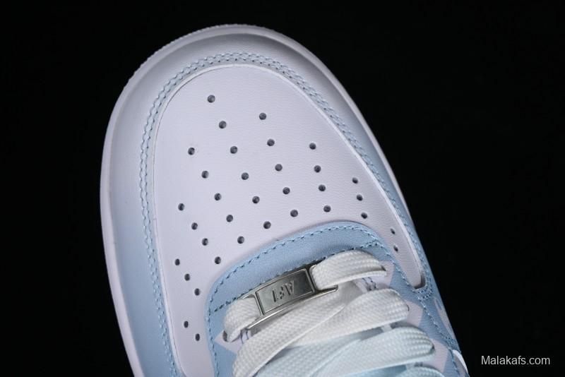 Nike Air Force 1 Low Witch Collaboration Custom Leather Sneakers with Full-Length Air Cushion - CW2288-111