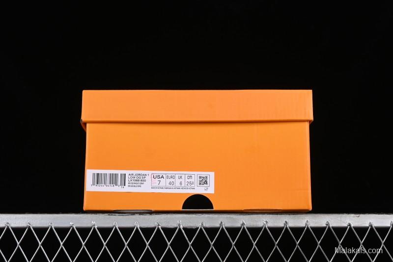 Nike Air Jordan 1 Low OG SP Travis Scott x Fragment Design Retro Sneakers - LX1988-800