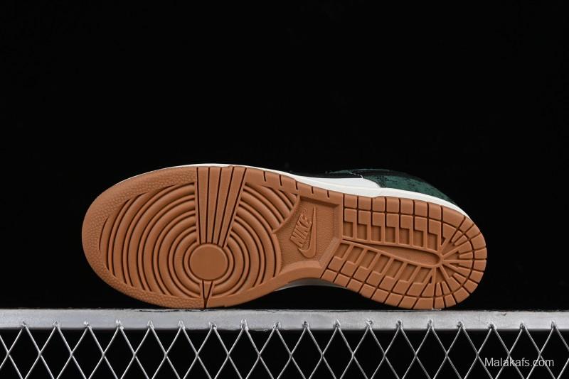 Nike Dunk Low Green Snake SB Low-Top Casual Skate Shoes - FQ8893-397