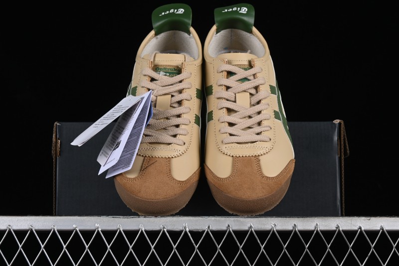 Onitsuka Tiger Mexico 66 Low-Top Leather Running Shoes - 1183C102-250