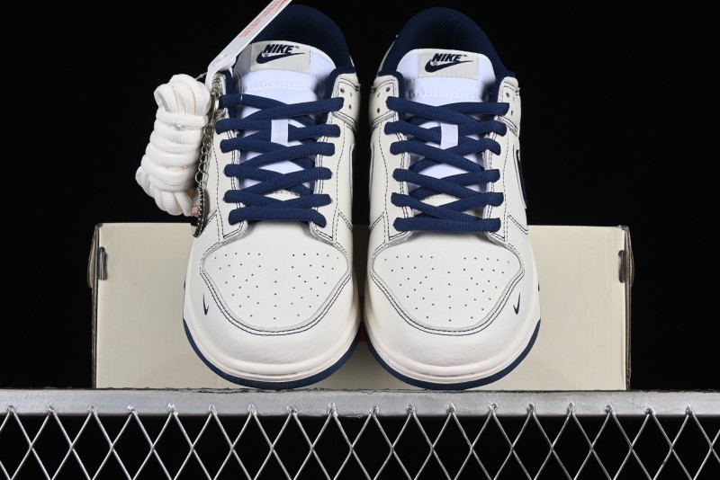 Nike SB Dunk Low UN Collaboration - Light Blue Swoosh Anniversary Custom Low-Top Casual Skate Shoes - FC1688-138