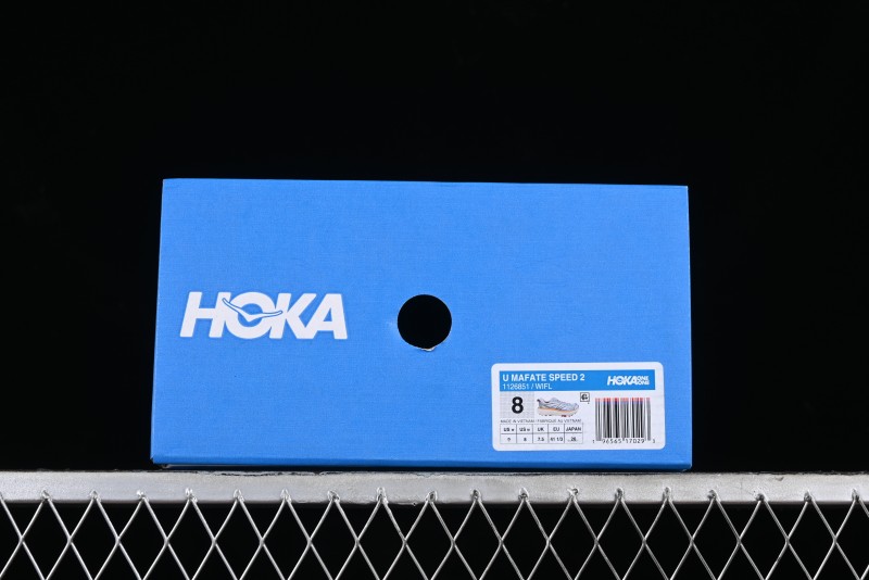 Hoka Mafate Speed 2 Lightweight Cushioned Trail Running Shoes with Vibram Outsole - 1126851 WIFL