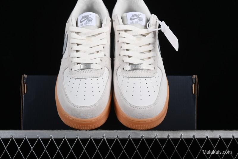 Nike Air Force 1 '07 Low Casual Sneakers with Full-Length Air Cushion - FQ8714-002