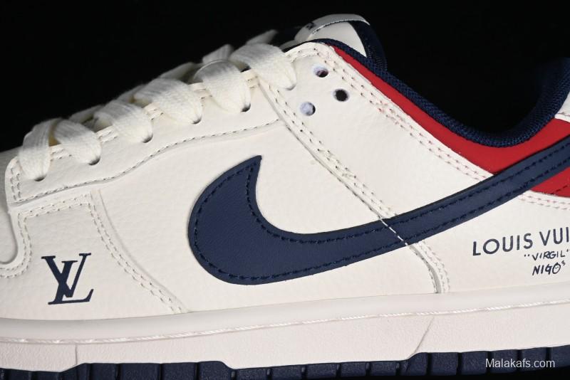 Nike SB Dunk Low LV Collaboration Anniversary High-End Custom Low-Top Casual Sneakers - XX2025-313
