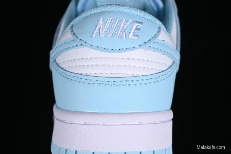 Nike Dunk Low Retro SB Casual Sneakers in Ice Blue Colorway - DV0833-104
