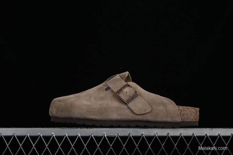 Birkenstock Arizona Soft Footbed Sandals with Suede Leather and Lambswool Lining - G.D4