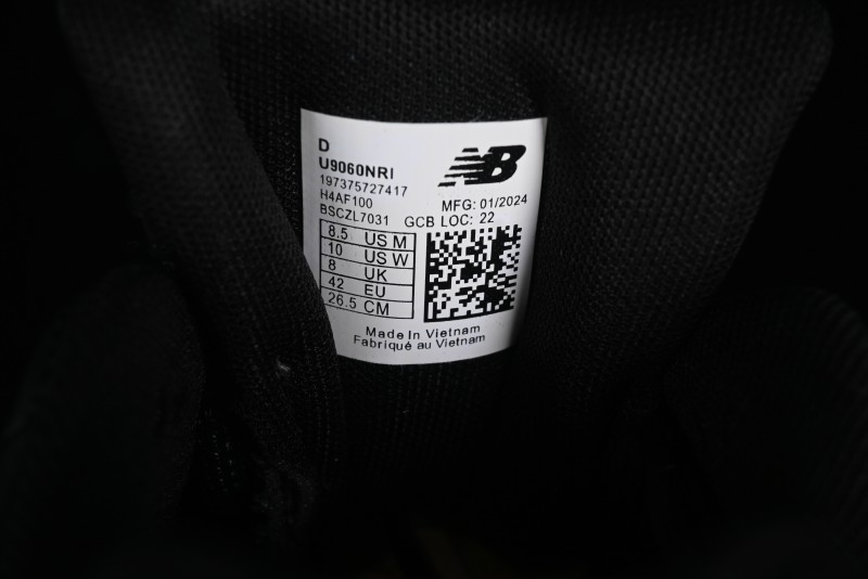 Joe Freshgoods x New Balance NB9060 Retro Casual Running Sneakers with ABZORB Cushioning - U9060NRI