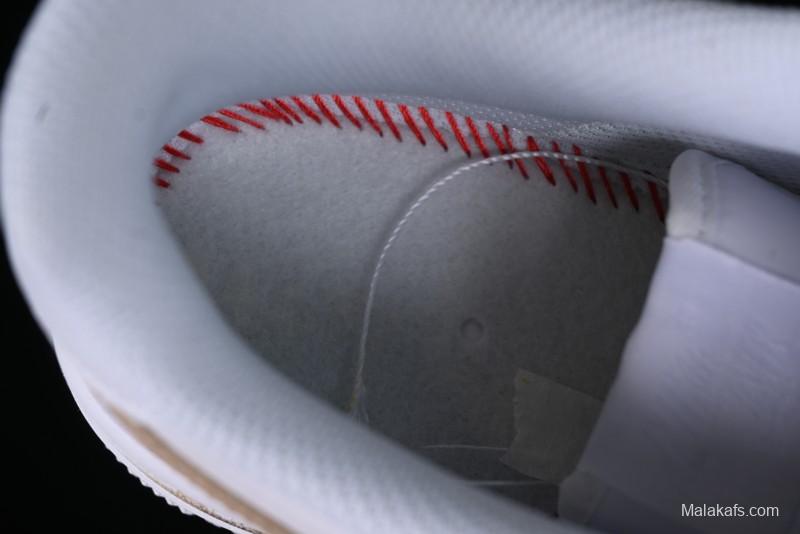 Nike Air Force 1 '07 Low Casual Sneakers with Anime-Inspired Hand-Painted Design, Broken Swoosh Shadow Effect, Brown/Black - CW2288-111