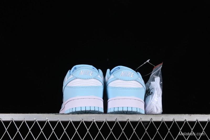 Nike Dunk Low Retro SB Casual Sneakers in Ice Blue Colorway - DV0833-104