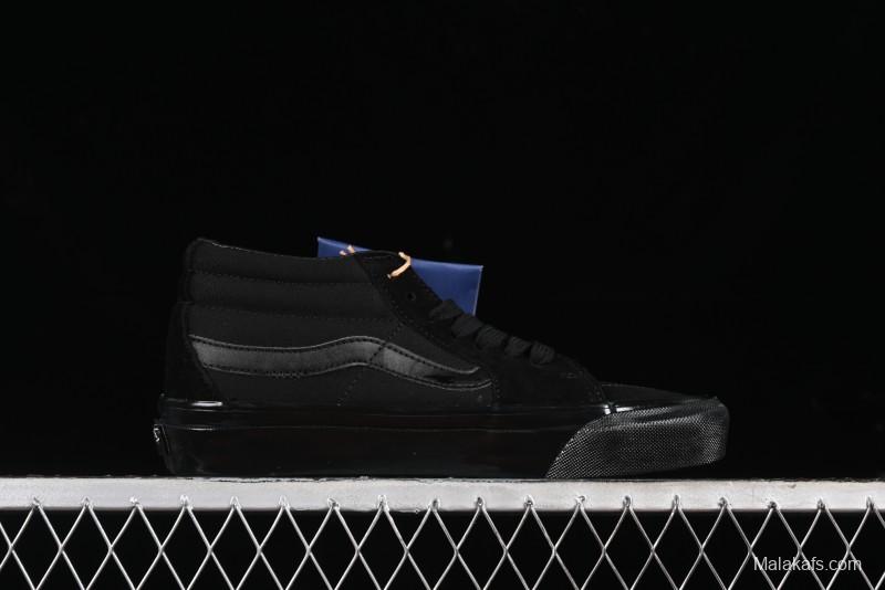 Vans Sk8-Mid Reissue 83 High-End Retro Suede Skate Shoes - VN000CQQBKA