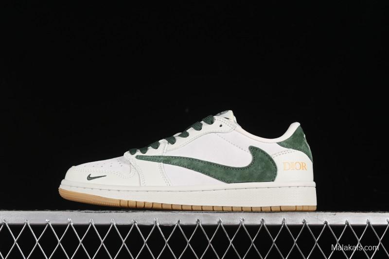 Nike Travis Scott x Fragment Design x Air Jordan 1 Low OG SP AJ1 Sneakers - JH6088-703