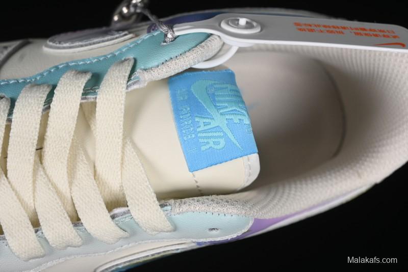 Nike Air Force 1 '07 Low Casual Sneakers "Crystal Dragon Palace" - DB3301-303