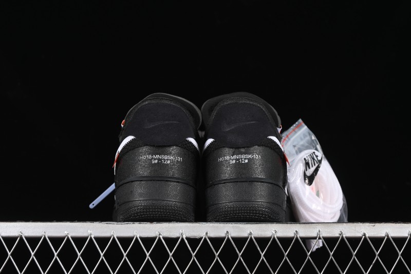 Nike Off White x Air Force 1 Low OW Transparent Black - AO4606-001