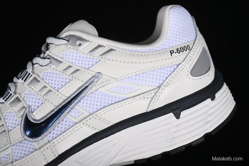 Nike P-6000 Prm Retro Casual Sneakers with Lightweight Design - CD6404-018