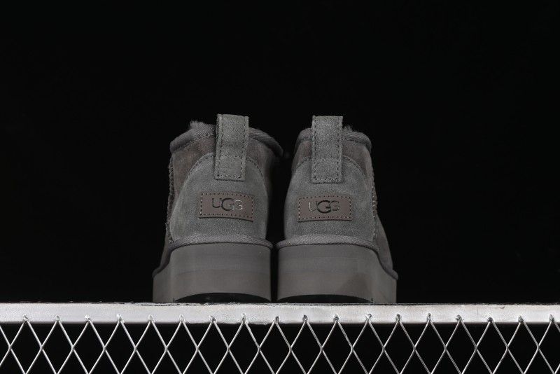 UGG Classic Ultra Mini Platform 3CM Wool Blend Mini Short Boots - 1135092