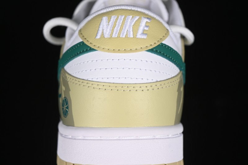 Nike Dunk Low SB Lemon Mojito Casual Skate Shoes - DV0833-100
