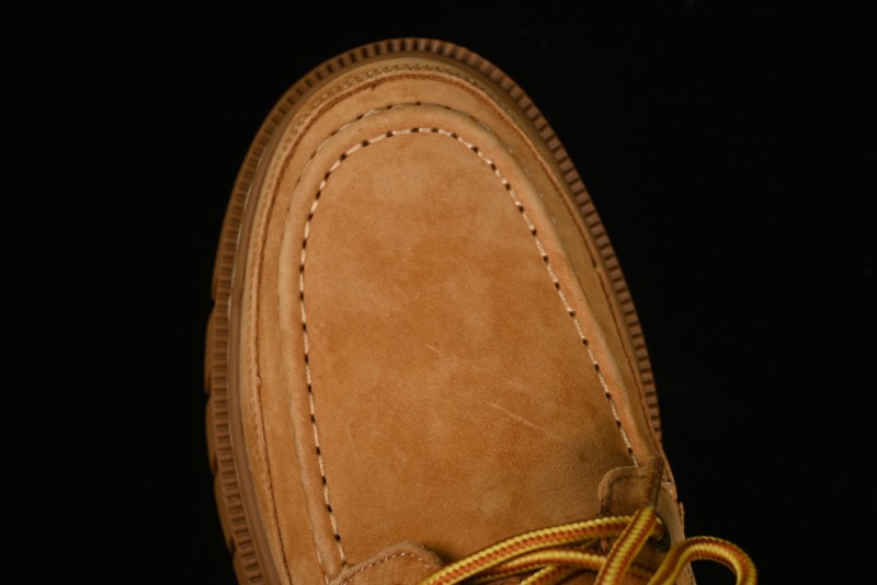 Timberland Low-Top Casual Shoes for Men - 24SS Autumn Collection with Oil-Resistant Italian Leather & Anti-Slip Rubber Outsole - TB73535YELLOW