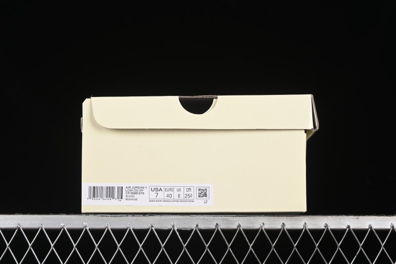 Nike Travis Scott x Fragment Design x Air Jordan 1 Low OG SP AJ1 Supreme Collaboration - CF3688-015