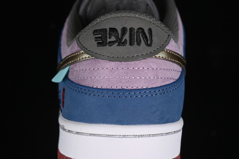 Nike Dunk Low Retro Deconstructed Casual Sneakers with Black Myth WuKong Theme - DV2433-109