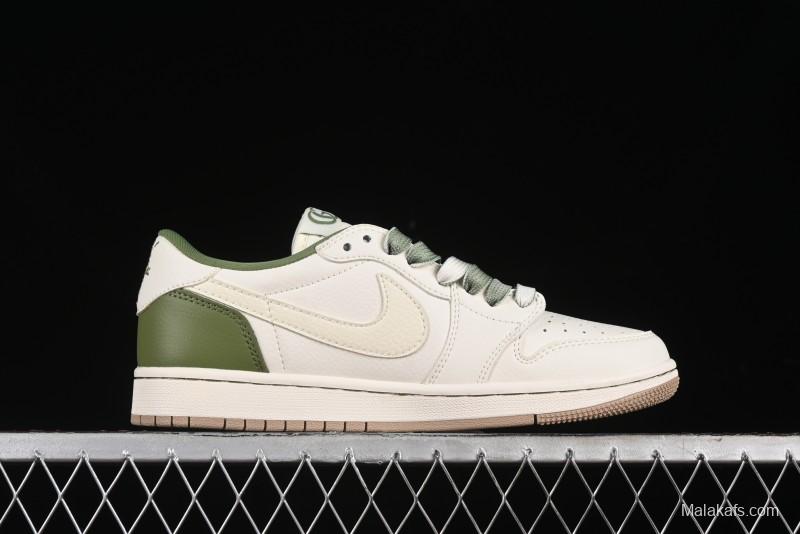 Nike Travis Scott x Fragment Design x Air Jordan 1 Low OG SP AJ1 Low-Top Casual Sneakers - XY2688-105