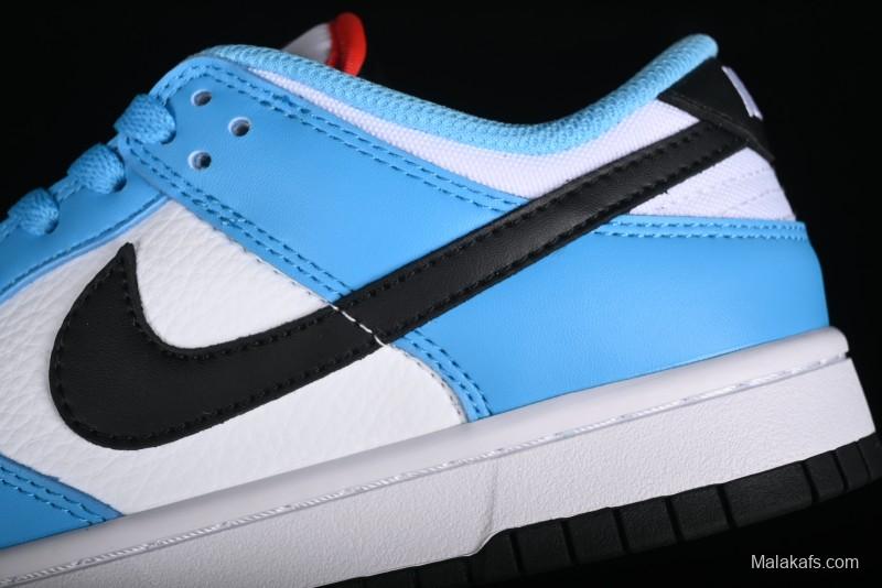 Nike Dunk Low Next Nature "N7" SB Casual Skate Shoes with Vibrant Color Blocking - HJ9088-488