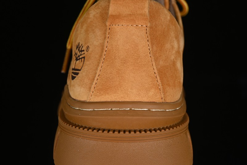 Timberland Low-Top Casual Shoes for Men - 24SS Autumn Collection with Oil-Resistant Italian Leather & Anti-Slip Rubber Outsole - TB73535YELLOW