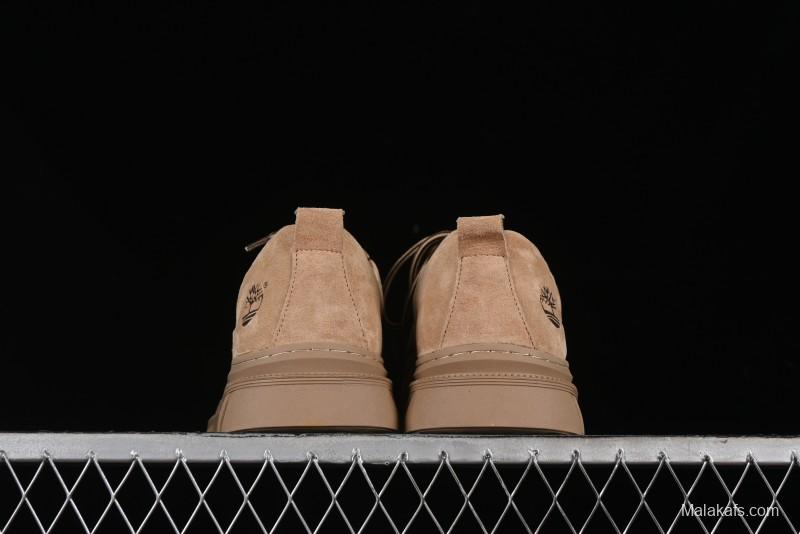 Timberland Low-Top Casual Shoes for Men - Italian Oil-Grained Leather with Anti-Slip Rubber Sole - TB73535SAND