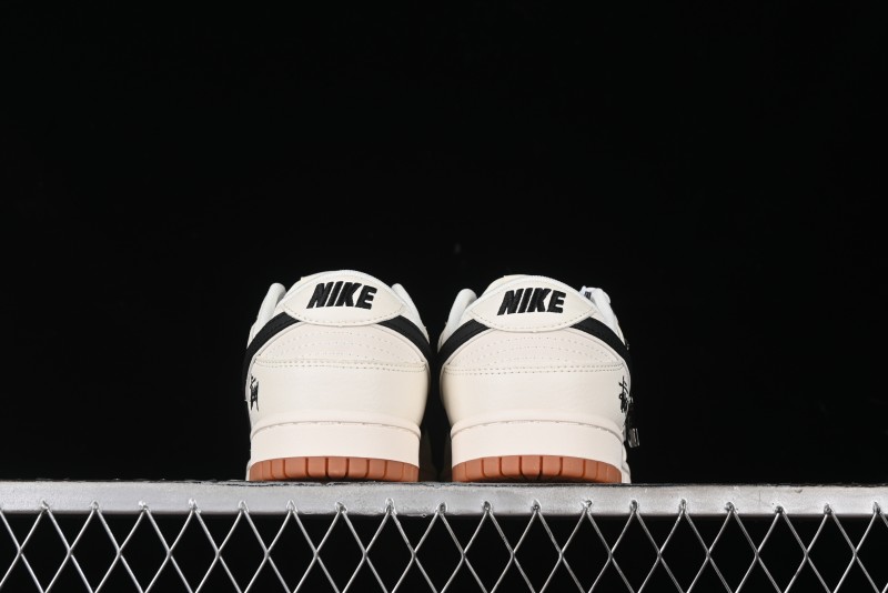 Nike SB Dunk Low Stussy Anniversary Edition Custom Premium Low-Top Skate Shoes - DQ1098-385