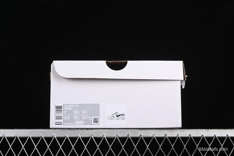 Nike Air Force 1 '07 Low Custom Hand-Painted 2D Theme with Broken Three-Hook Shadow and Strap - CW2288-111