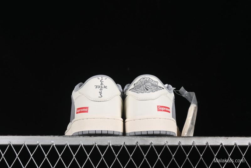 Nike Travis Scott x Fragment Design x Air Jordan 1 Low OG SP AJ1 Supreme Collaboration - XZ1168-003