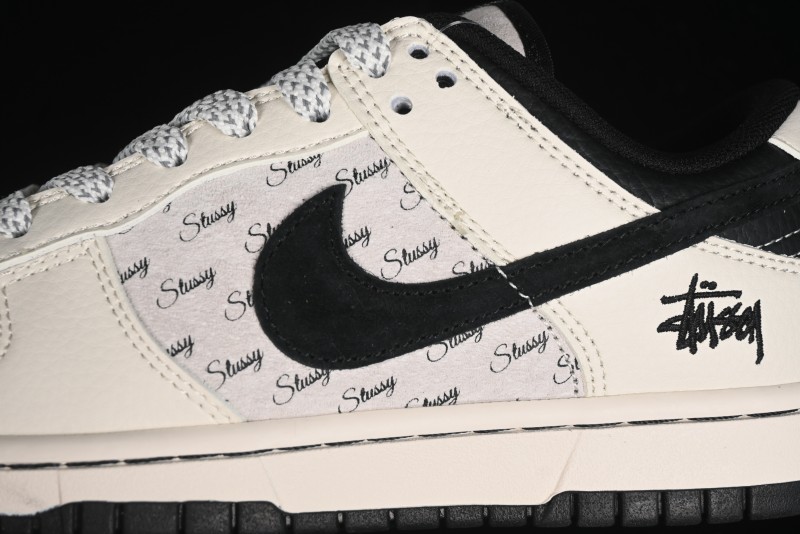 Nike SB Dunk Low Stussy Collaboration - Anniversary High-End Custom Low-Top Casual Sneakers - XY1688-016