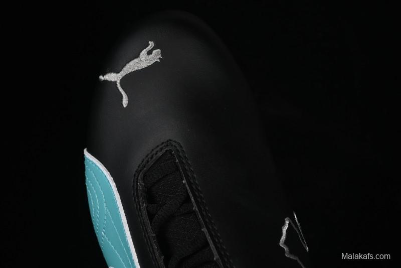 Puma Sparco Future Round Toe Lace-Up Leather Fabric Low-Top Lifestyle Casual Shoes - 308155-01