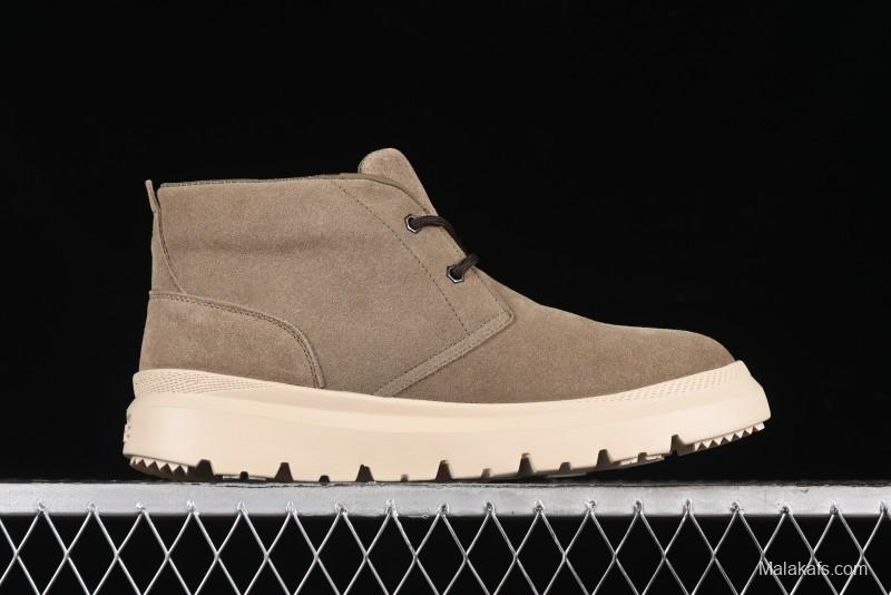 UGG Burleigh Chukka Comfort Flat Lace-Up Round Toe Casual Boots - 1151773