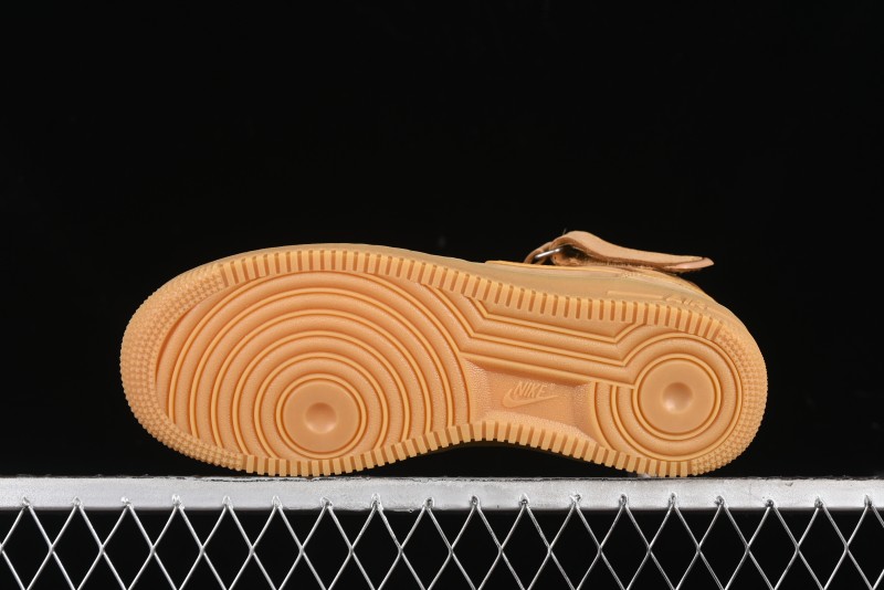 Nike Air Force 1 '07 Mid Suede Casual Sneakers in Wheat - DJ9158-200