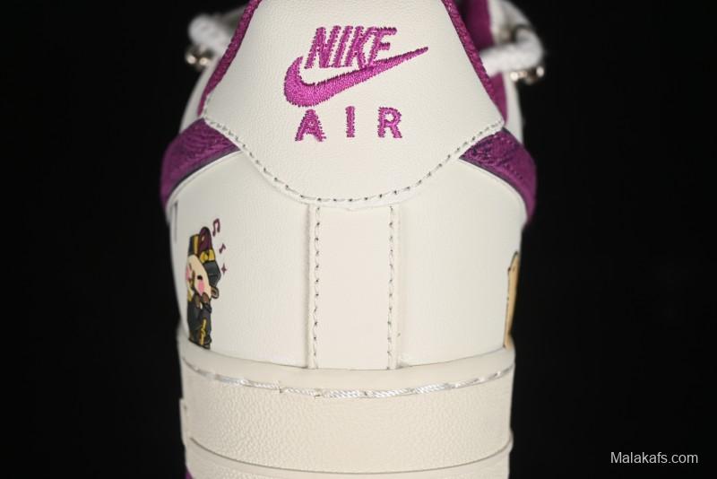 Nike Air Force 1 '07 Low x Capybara "Flute Blowing Boy" Casual Lace-Up Sneakers - LV0506-660