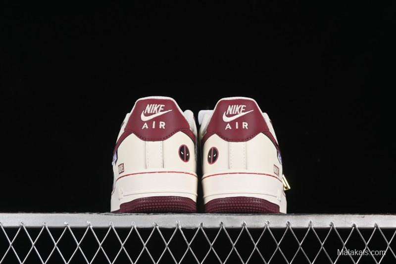 Nike Air Force 1'07 Low "Deadpool" Marvel Series Deadpool Casual Sneakers - FB1839-512