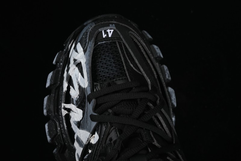 Balenciaga Track Sneaker with Transparent Heel Strap - WTRHW1090