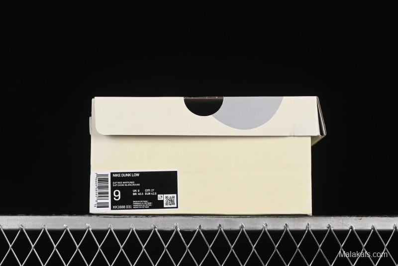 Nike SB Dunk Low Supreme Collaboration Anniversary Customized Low-Top Casual Sneakers - KK1688-031