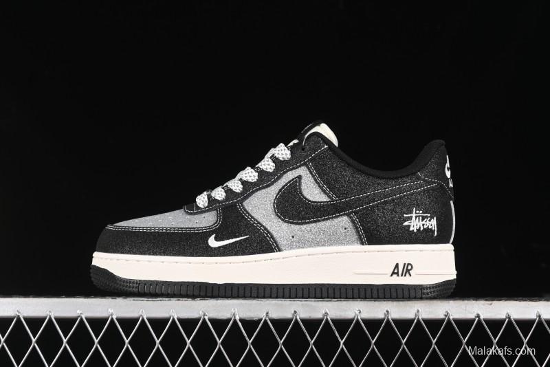 Nike Air Force 1 '07 Low Stussy Collaboration - Starry Sky Low-Top Casual Sneakers - XZ1968-518