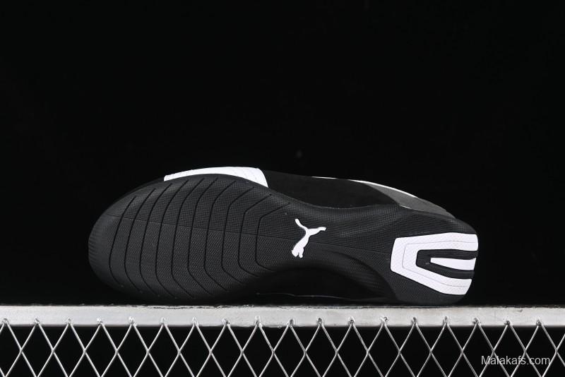 Puma Sparco Future Round Toe Lace-Up Leather Cowhide Fabric Low-Top Lifestyle Casual Shoes - 307936-01